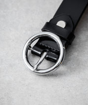 リアルレザー 本革 リングバックルベルト 15727