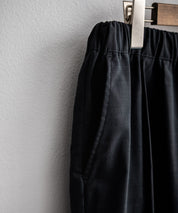 新色追加 接触冷感多機能素材リネンライク ワイドバルーンイージーパンツ 15481