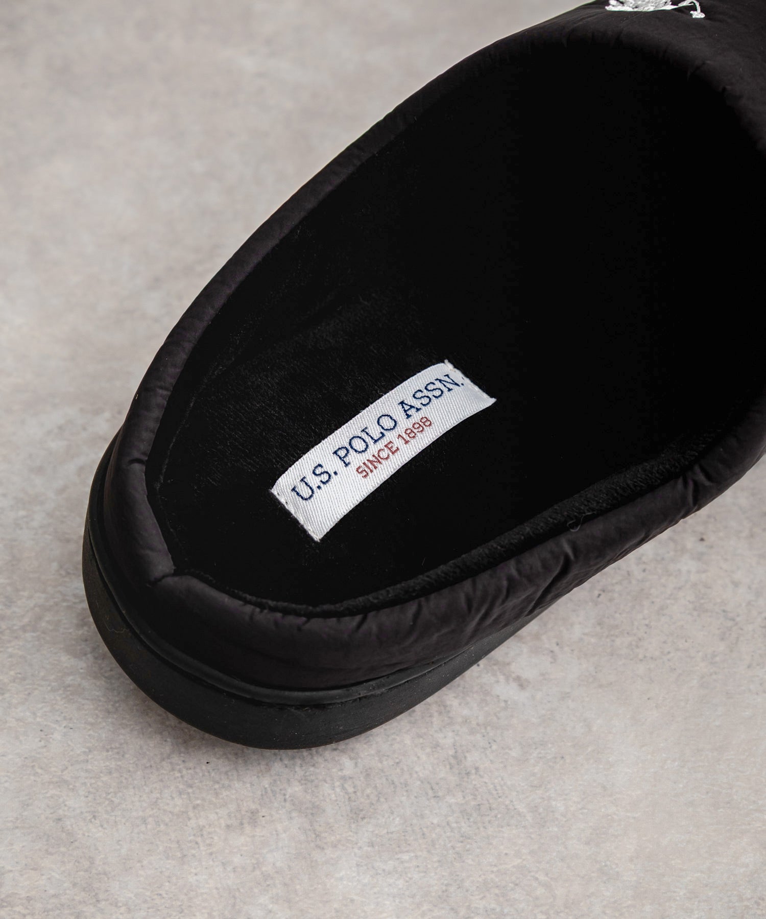 U.S. POLO ASSN. ユーエスポロアッスン ワンポイントロゴ無地/チェック/ストライプモックシューズ 14948