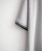 KANGOL カンゴール 別注コラボ オーバーサイズワッフルダブルラインワンポイントロゴ刺繍半袖ポロシャツ