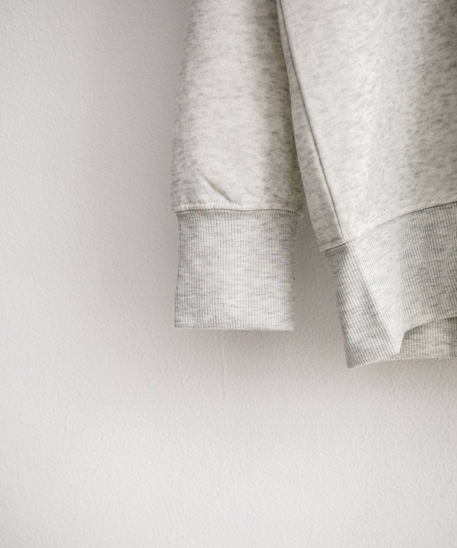 オーバーサイズ裏起毛フルジップ綿タッチパーカー 14987