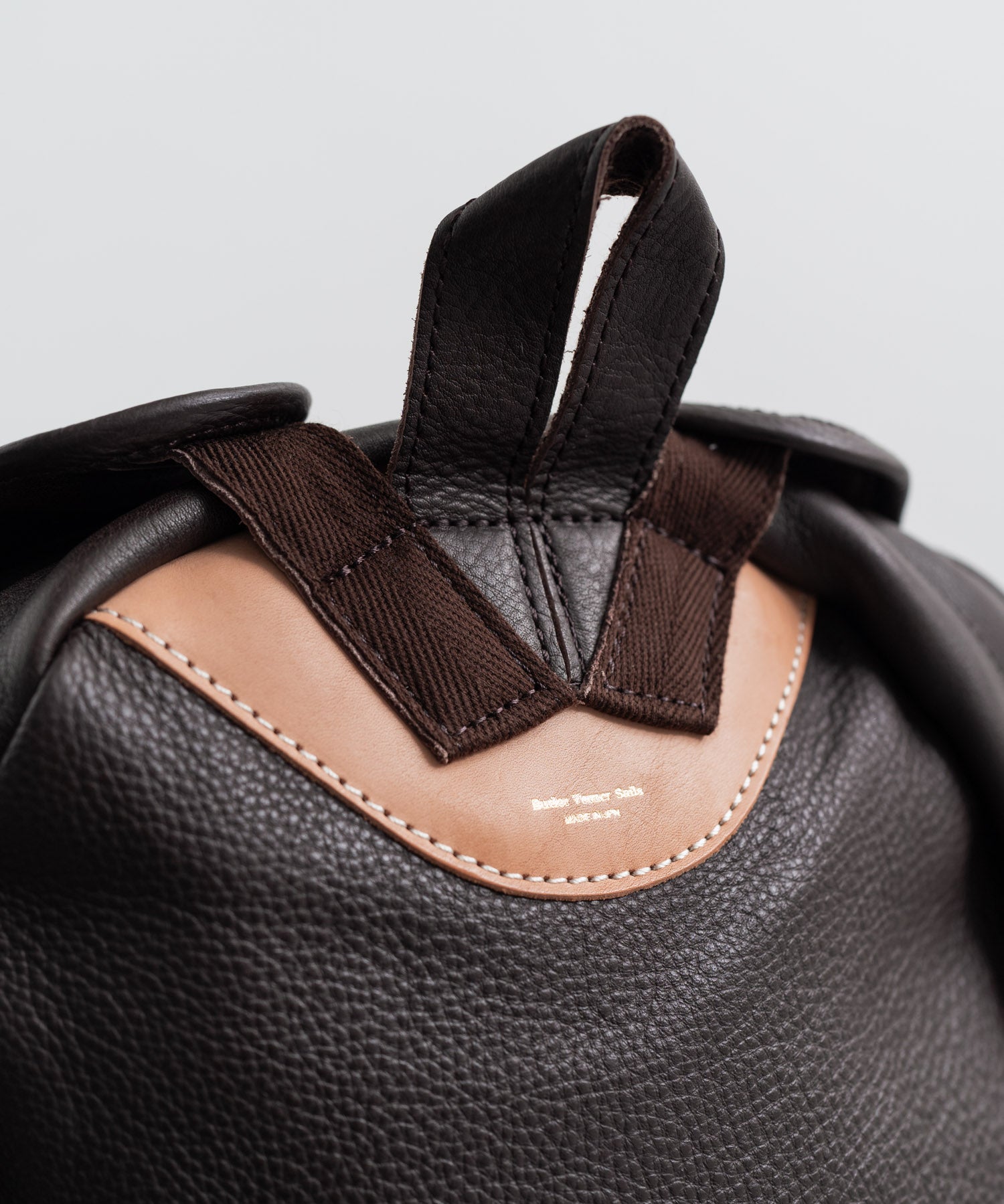 Butler Verner Sails バトラーバーナーセイルズ 日本製国産ヌメ革シュリンクレザーリュック JA-1992 7015