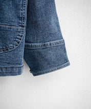 新色追加 Hanes ヘインズ ストレッチデニムカバーオール/デニムジャケット 14399