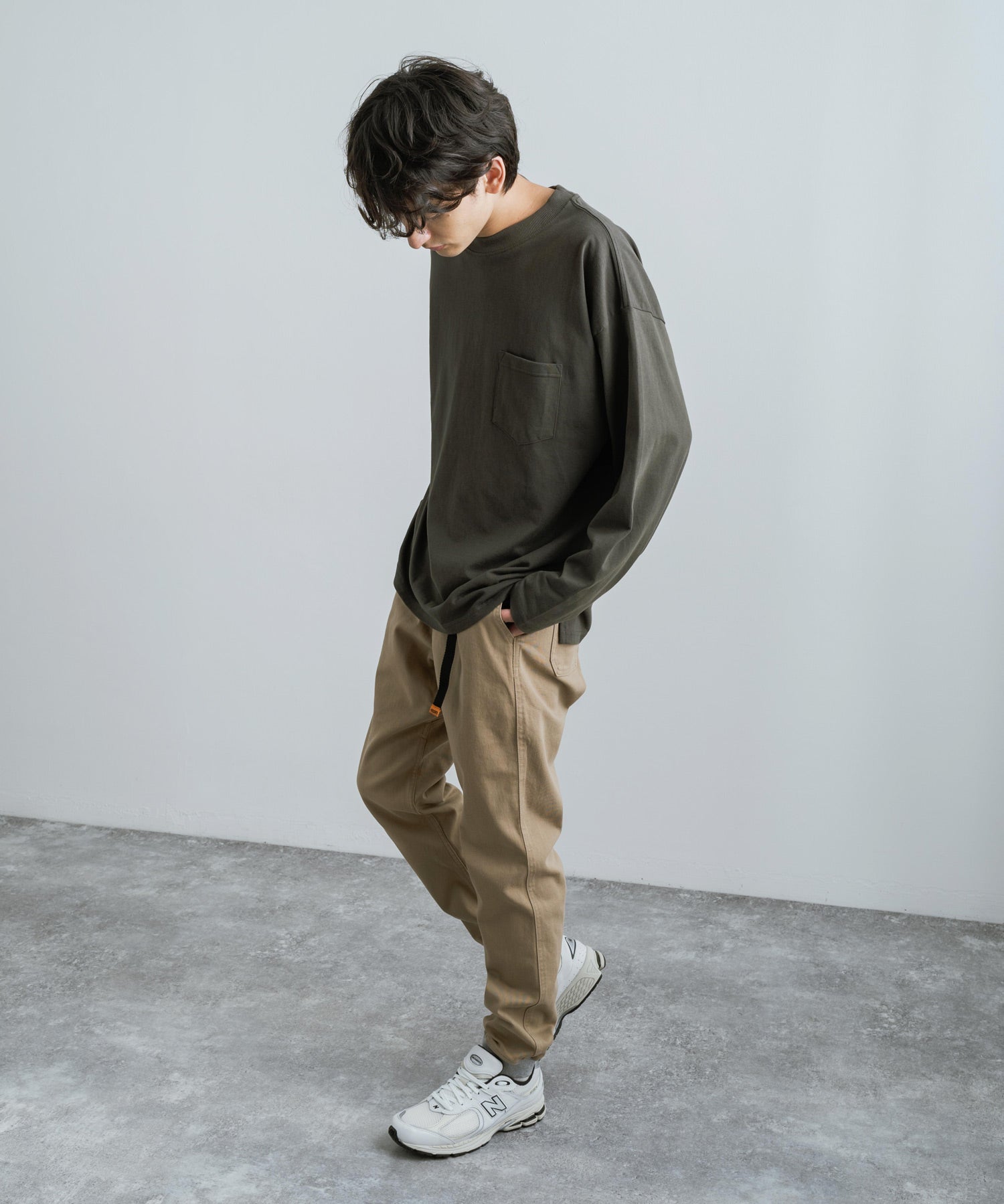 新色追加 KRIFF MAYER クリフメイヤー コットンストレッチツイル・ヒッコリーデニムクライミングジョガーパンツ