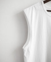 ケミカル加工 コットンノースリーブTシャツ/タンクトップ 15633