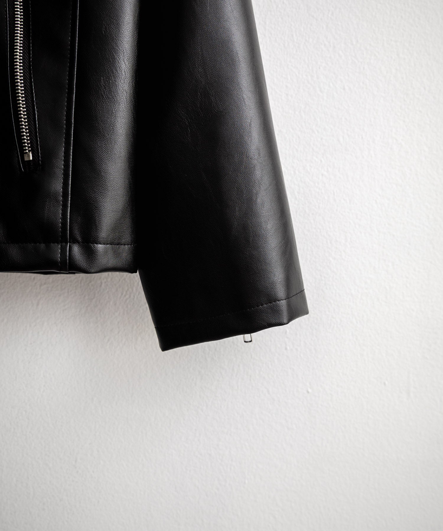 PUレザーシングルライダースジャケット　14681