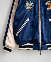 KRIFF MAYER クリフメイヤー スーベニア刺繍ひっくりスカジャン/リバーシブルダブルジップ短丈ブルゾン 2515102 14883