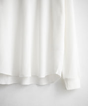 オーバーサイズ T/Cワッフルヘンリーネック長袖Tシャツ 14620