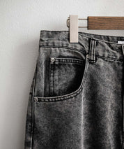 ヴィンテージライク ルーズシルエットバギーカーブデニムパンツ 15377