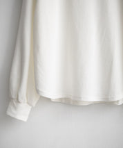 オーバーサイズバルーンスリーブワッフルロングTシャツ 14803