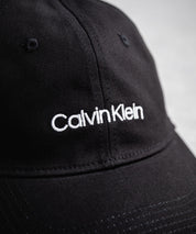 Calvin Klein カルバンクライン LOGO TWILL CAP ワンポイントブランドネーム刺繍ベースボールキャップ 15929