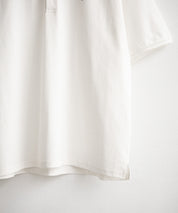 新色追加 U.S. POLO ASSN. 別注コラボ オーバーサイズワンポイントロゴ刺繍天竺半袖ポロシャツ 無地/ラインリブ 15425