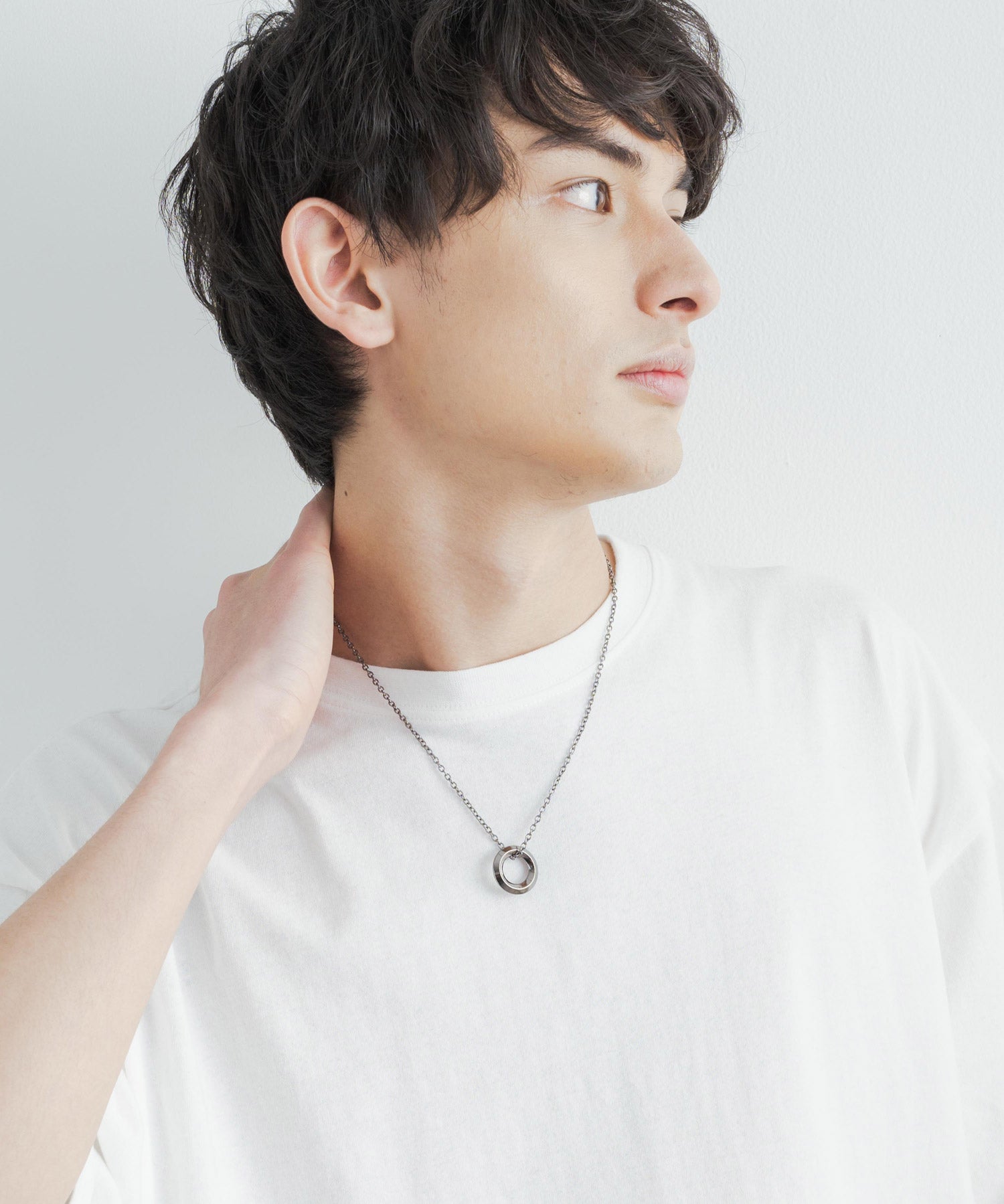 チャーム付きデザインチェーン合金ネックレス 11630