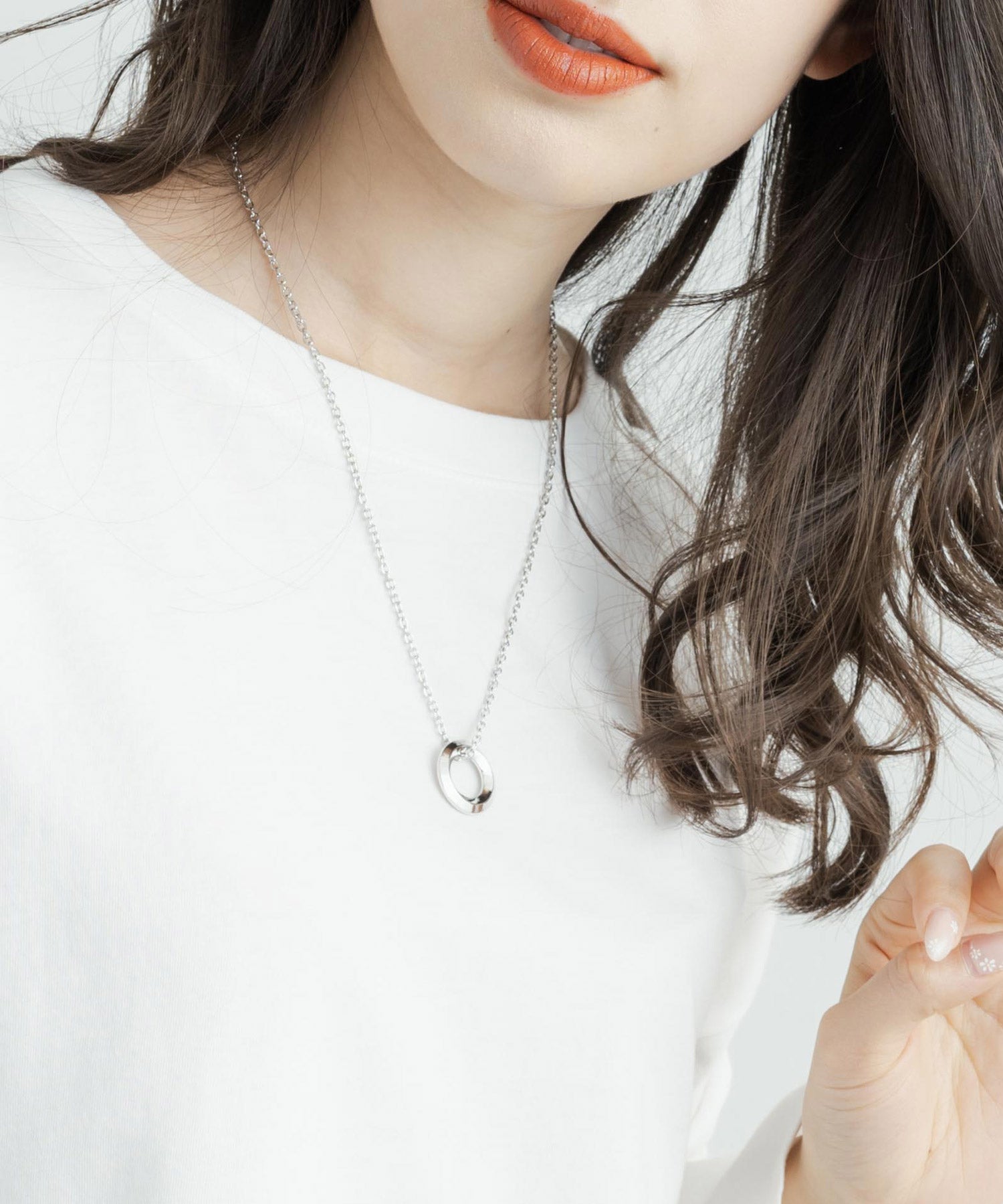 チャーム付きデザインチェーン合金ネックレス 11630