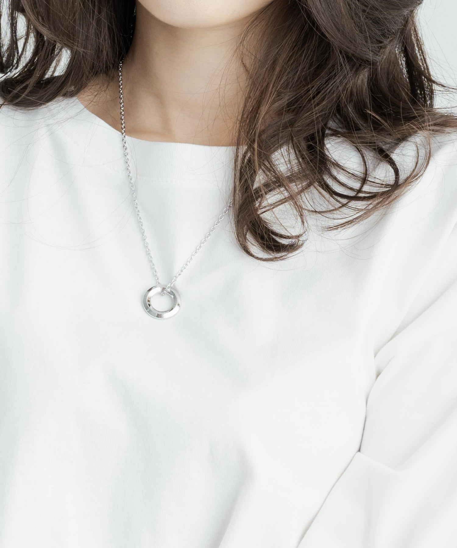 チャーム付きデザインチェーン合金ネックレス 11630