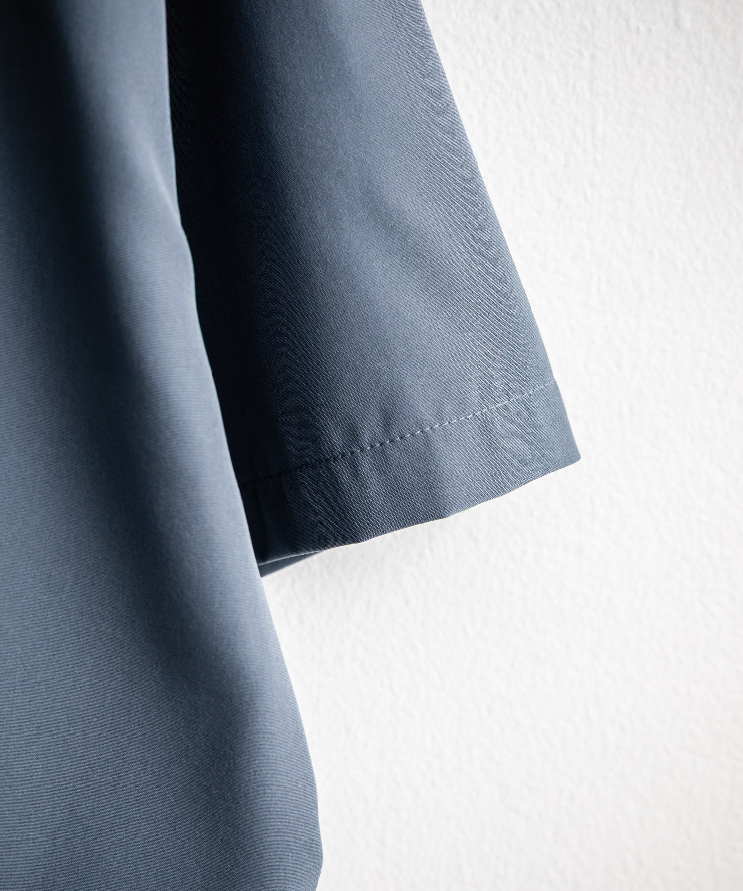 接触冷感 オーバーサイズとろみショート丈半袖シャツ/短丈ハーフスリーブシャツ 15366