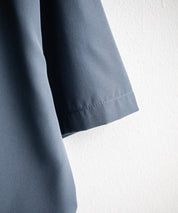 接触冷感 オーバーサイズとろみショート丈半袖シャツ/短丈ハーフスリーブシャツ 15366