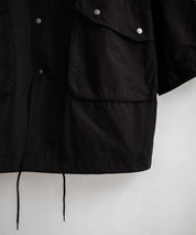 Audience オーディエンス 綿ナイロン高密度ポプリン M-90ロング丈スタンドネックモッズコート AUD7355 15252