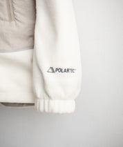 韓国店舗限定商品 THE NORTH FACE ザ・ノースフェイス M’S CRETA JACKET オーバーサイズロゴ刺繍ポーラテックラグランフリースジャケット 15457