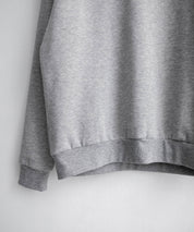 PENNEYS ぺニーズ 別注コラボ オーバーサイズ裏起毛ワンポイントロゴワッペン刺繍スウェット/クルーネック長袖トレーナー 16002