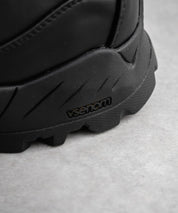 フェイクレザー/スエード厚底スニーカーローファー 15290