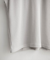 オーバーサイズ T/Cワッフルヘンリーネックタンクトップ 15577