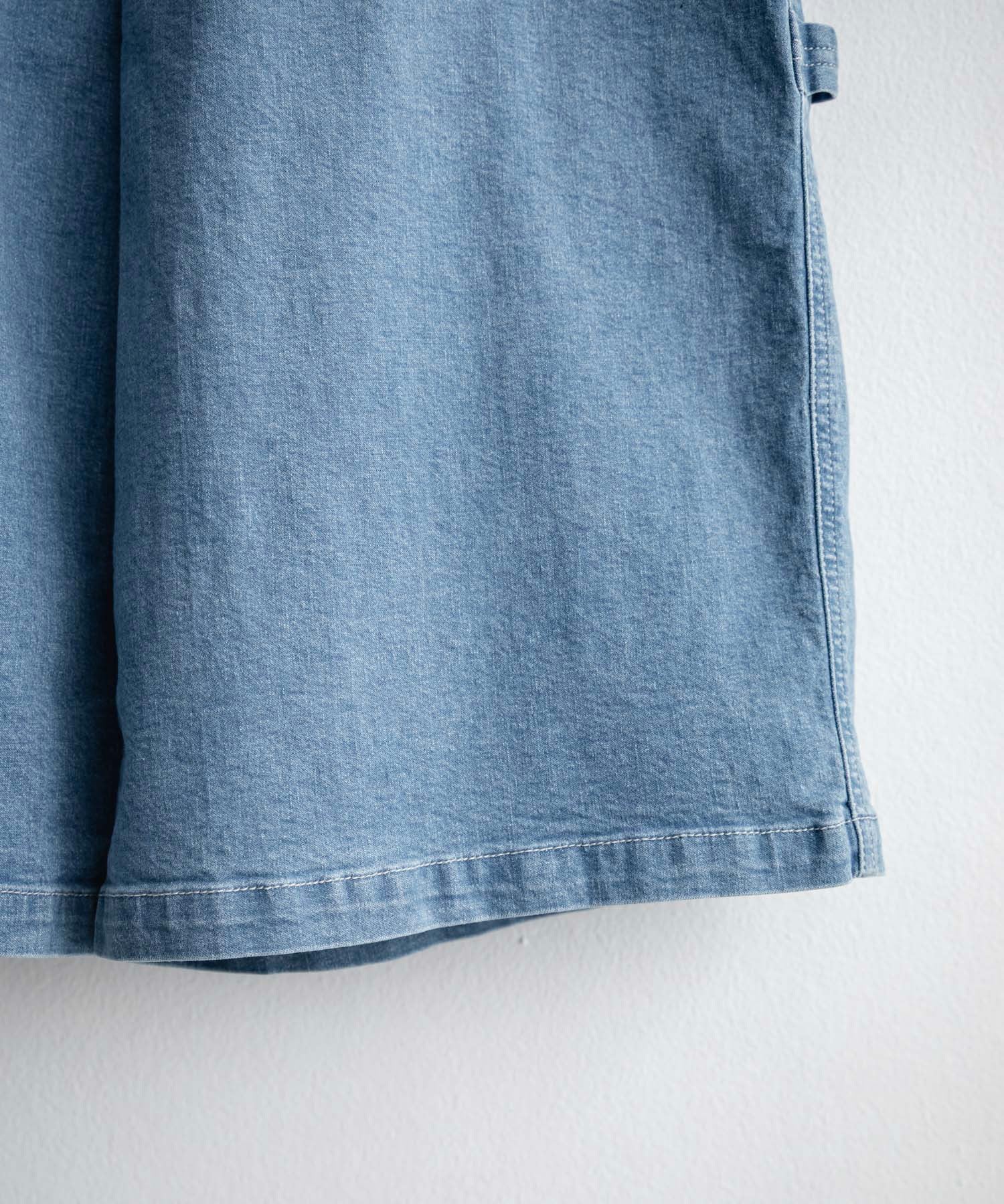 THE NORTH FACE WHITE LABEL BRIS DENIM SHORTS ロゴ刺繍ワイドデニム