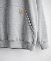 Carhartt カーハート MIDWEIGHT HOODED SWEAT/オーバーサイズ裏起毛ワンポイントロゴ長袖プルオーバーパーカー 16473