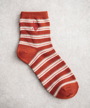 U.S. POLO ASSN. ユーエスポロアッスン マルチボーダーワンポイントロゴ刺繍3足アソートクォーター丈ソックス 15071