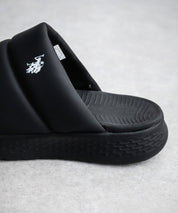 U.S. POLO ASSN. ユーエスポロアッスン ワンポイントロゴ厚底スライドサンダル 15735
