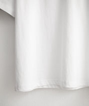 ケミカル加工 短丈 クロップド ショート丈半袖コットンヘンリーネックTシャツ 15632