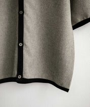 Upscape Audience アップスケープオーディエンス 日本製 国産 Naturemierリネンライクメランジツイルポロカーディガン AUD7321 15897