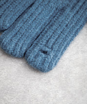 【スマホ/タッチパネル対応】ホールタッチリブニットライングローブ手袋 15255