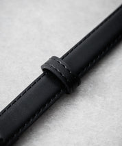 リアルレザー 本革 スクエアバックルベルト 15728