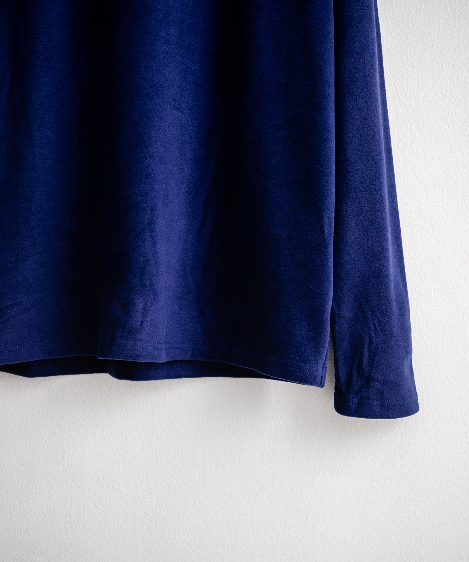 ストレッチフリースハイネック長袖Tシャツ 14855
