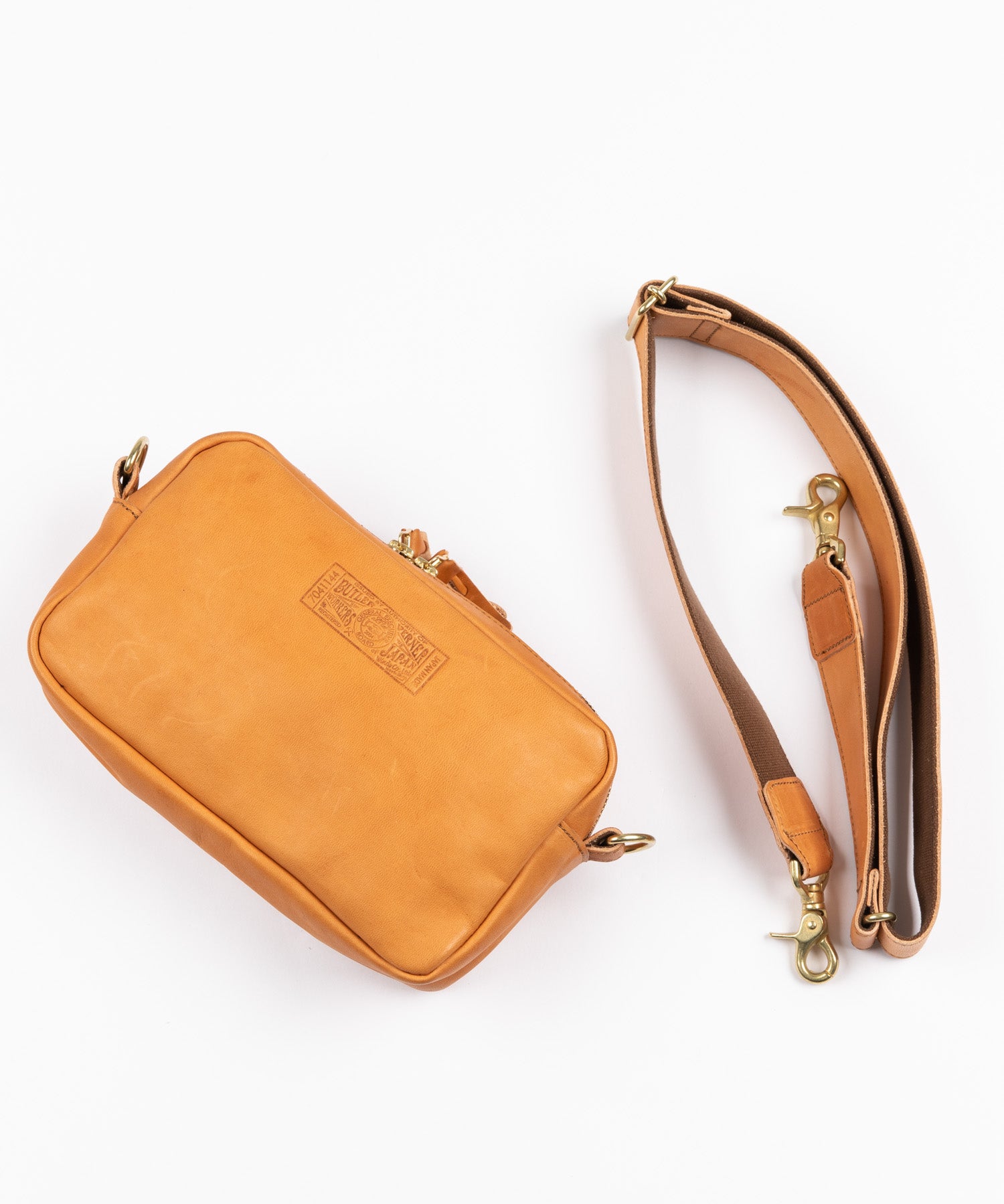 Butler Verner Sails バトラーバーナーセイルズ 日本製 国産 馬革スクエアジップショルダー JA-2427 9453