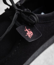 U.S.POLO ASSN. ユーエスポロアッスン ワンポイント ロゴフェイクレザーモカシンシューズ 16468