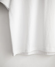 ケミカル加工 ショート丈 短丈 クロップド 半袖コットンクルーネックTシャツ 15631
