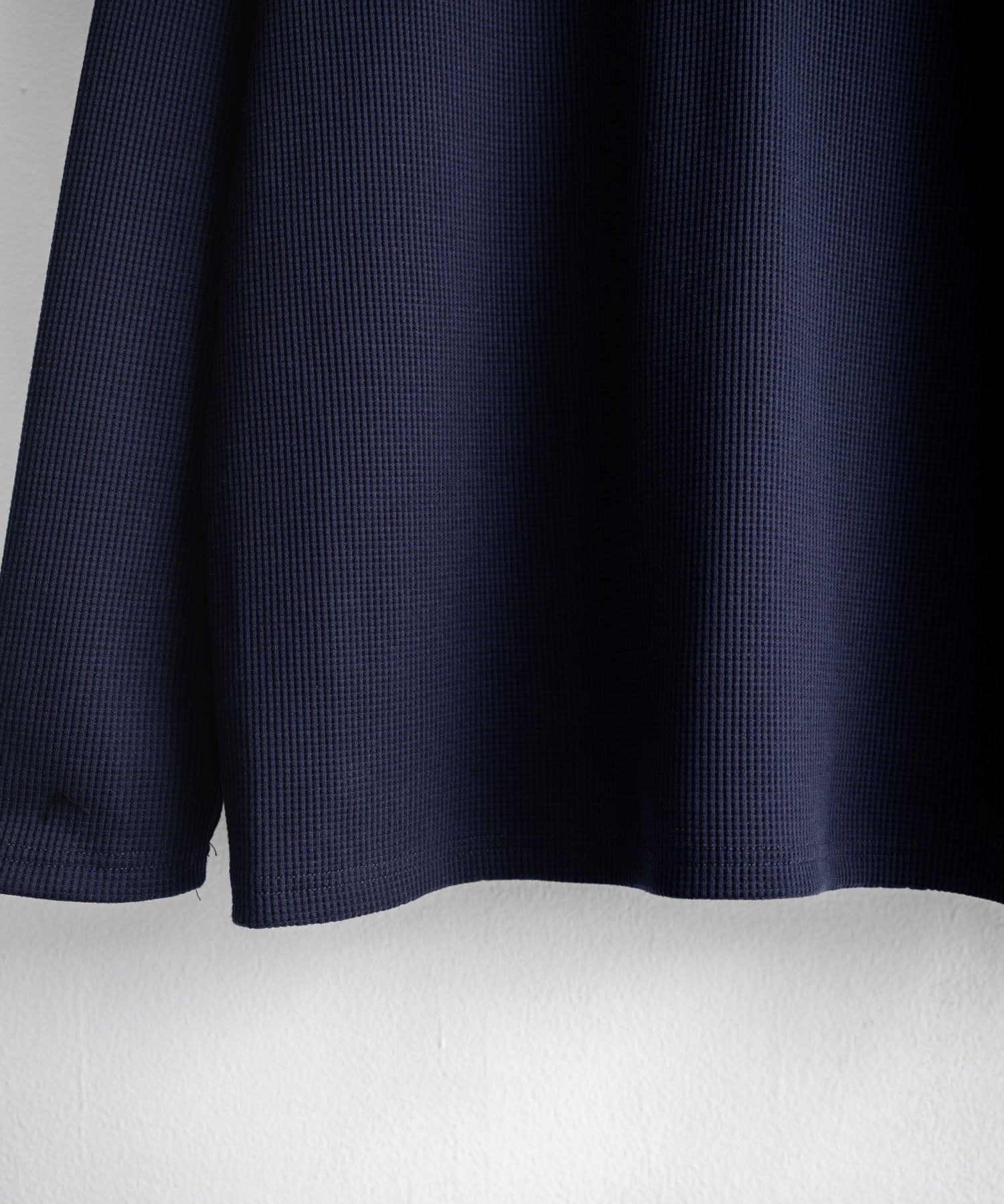 U.S. POLO ASSN. ユーエスポロアッスン サーマルワンポイントロゴ刺繍ヘンリーネック長袖Tシャツ/ワッフルカットソー 16110