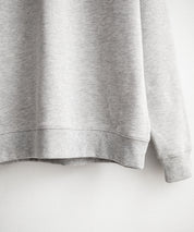 U.S. POLO ASSN. ユーエスポロアッスン オーバーサイズ裏起毛ワンポイントロゴ刺繍長袖ハーフジップスウェット 16108