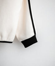新色追加 KANGOL カンゴール 別注コラボオーバーサイズサイドラインワンポイントロゴ刺繍ハーフジップフリーストレーナー 13847