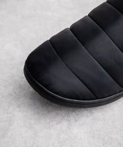 【SUBU/スブ】 サンダル F-line/ワンポイントロゴ刺繍モックシューズスリッポンスリッパ 15384