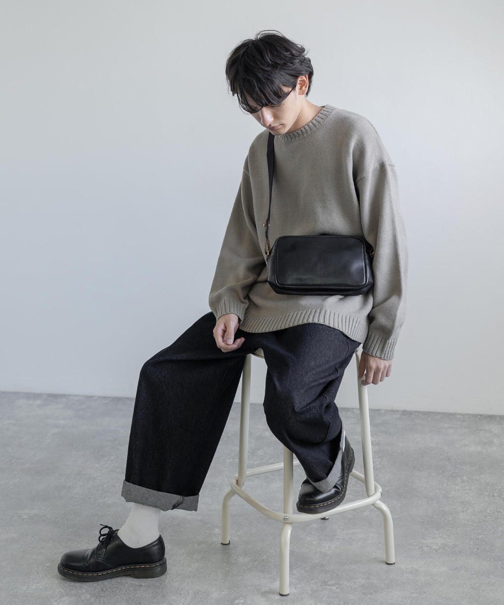 Butler Verner Sails バトラーバーナーセイルズ 日本製 国産牛革スクエアショルダーバッグ JA-1712-2 4065