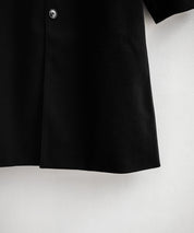 オーバーサイズ T/M ラグランロングステンカラーコート/2WAYチンストラップ付きスタンドネックロングコート 14616