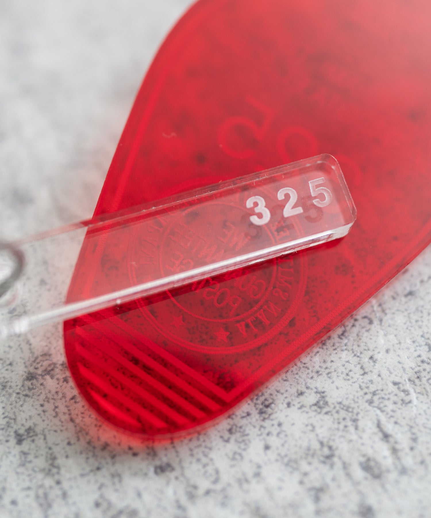 日本製 アクリルホテルキーリング ACRYLIC HOTEL KEY HOLDER(325) AW-1298-2 1938