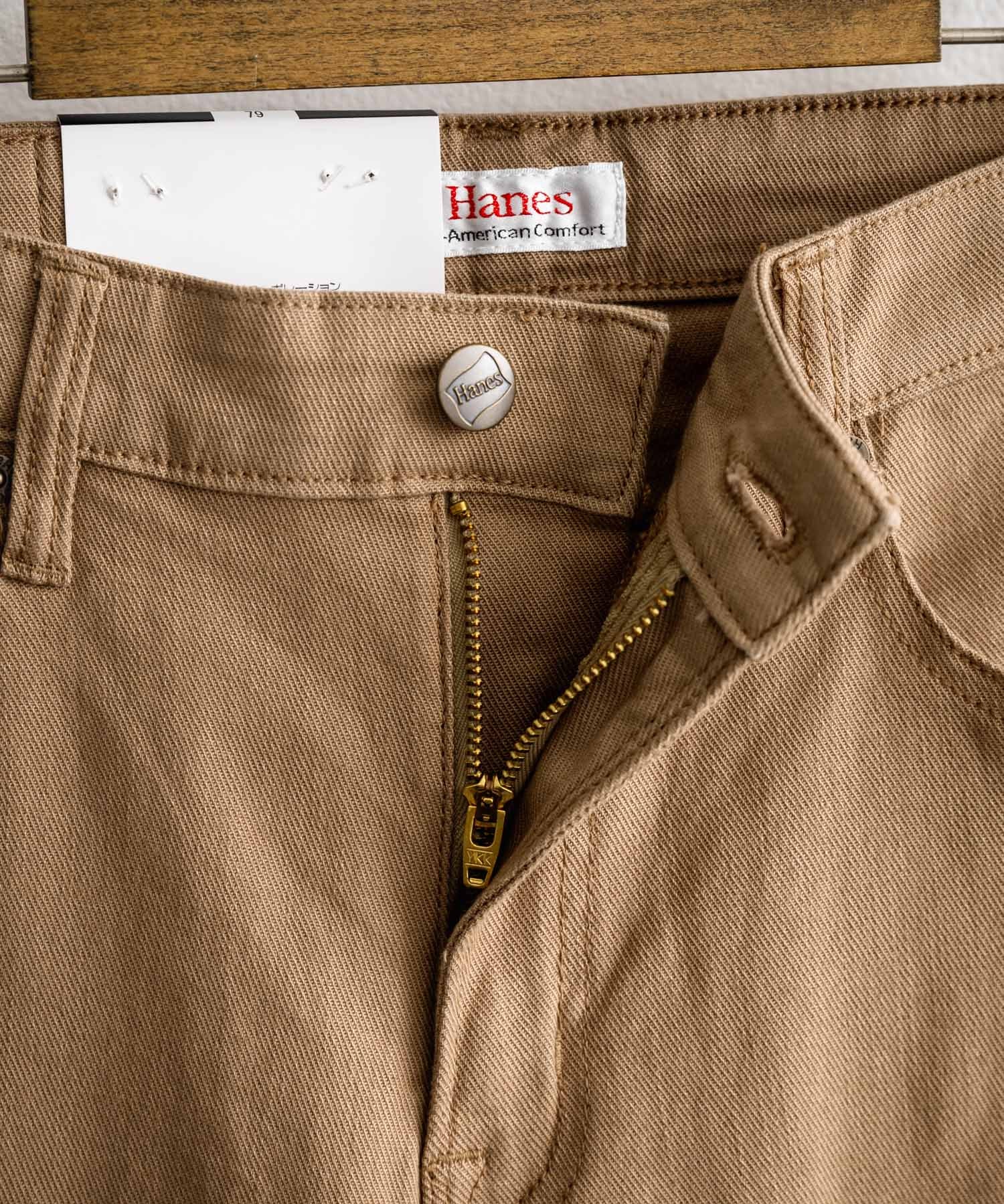 Hanes ヘインズ ストレッチ5ポケットカツラギパンツ