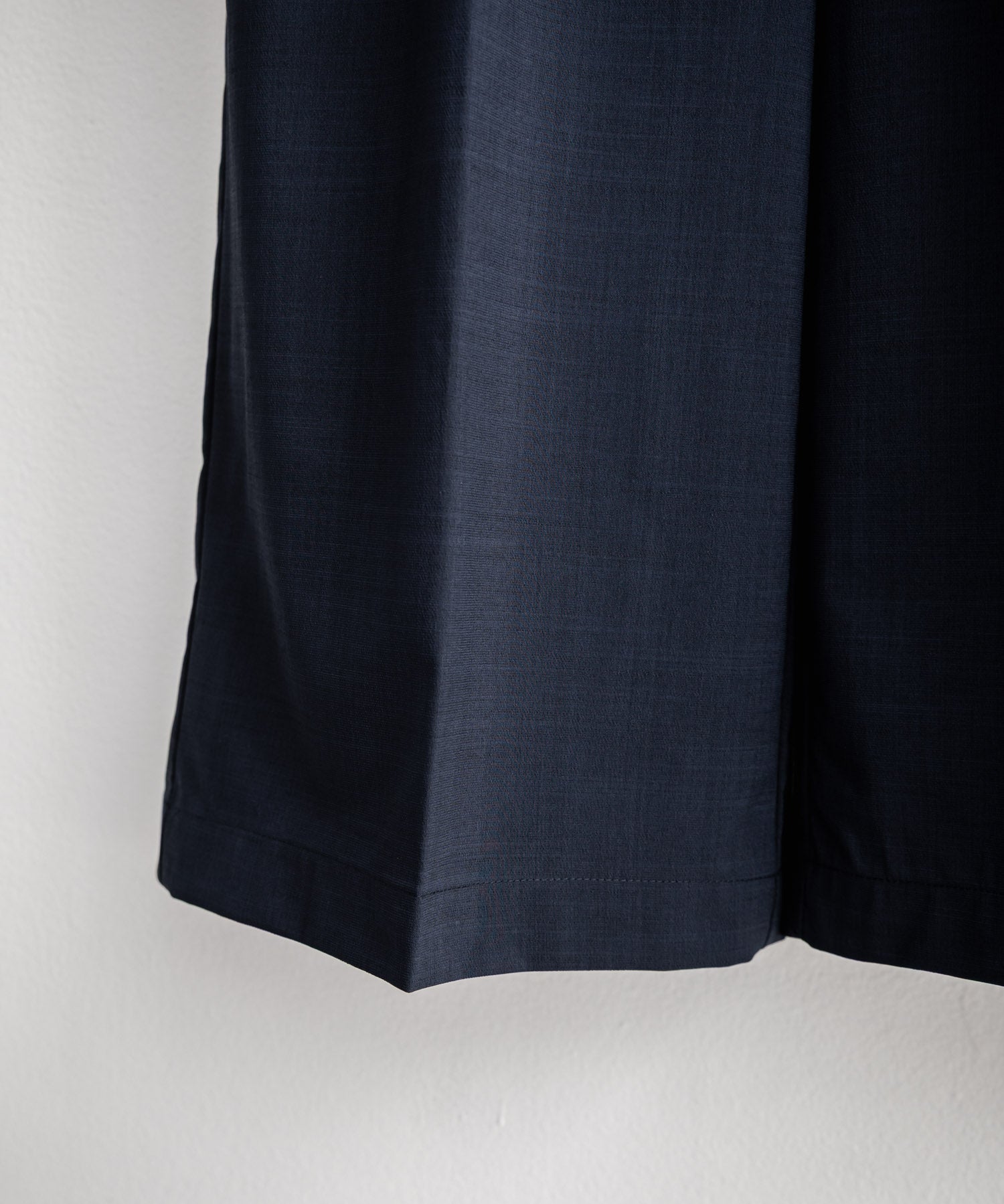 接触冷感 多機能素材リネンライク ワンタックセンタープレスワイドストレートイージーパンツ 15483