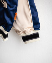 KRIFF MAYER クリフメイヤー スーベニア刺繍ひっくりスカジャン/リバーシブルダブルジップ短丈ブルゾン 2515102 14883