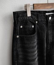 ルーズシルエットセミフレアワイドデニムパンツ 15376