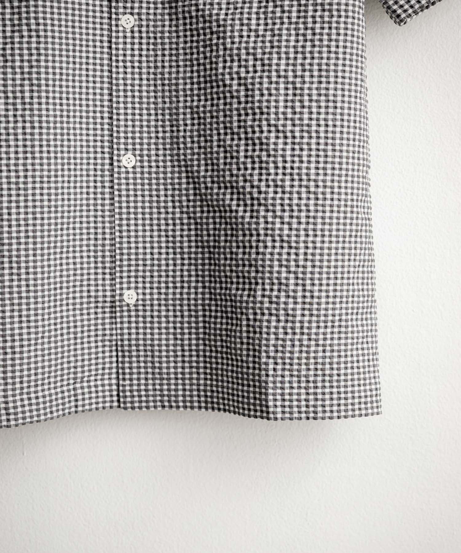 THE NORTH FACE ザ・ノースフェイス M'S TRAVELER CHECK S/S SHIRTS ワンポイントロゴ刺繍ギンガムチェック柄半袖シャツ 16021